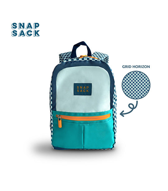 Kids Backpack Grid Horizon