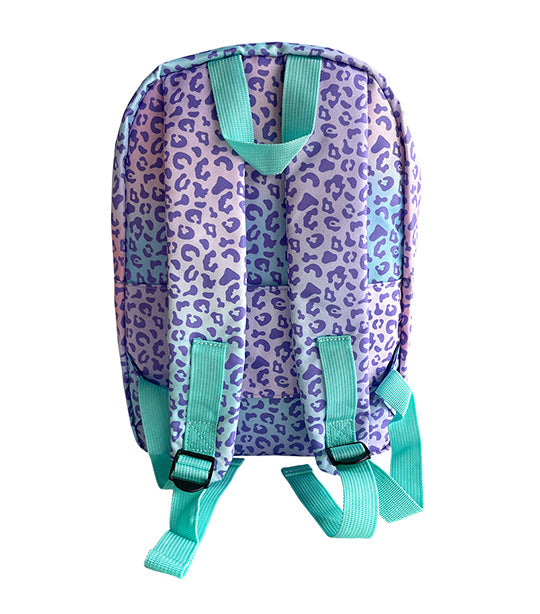 Kids Backpack Leopard Pastel