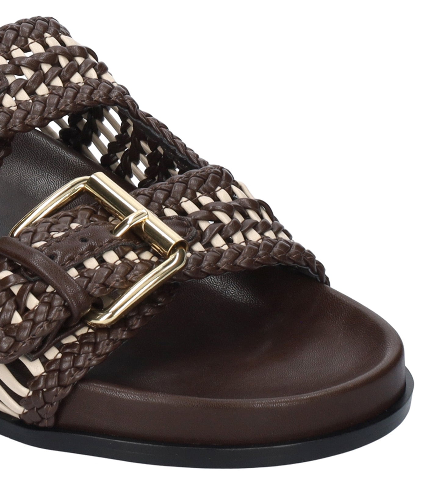 Bibi Lou Dahlia Flat Sandals Brown