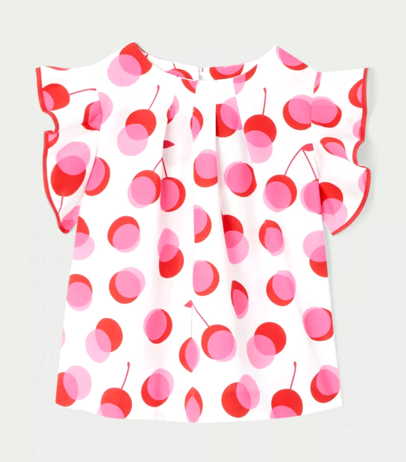 Dahlia Blouse Blanc/Multicolor