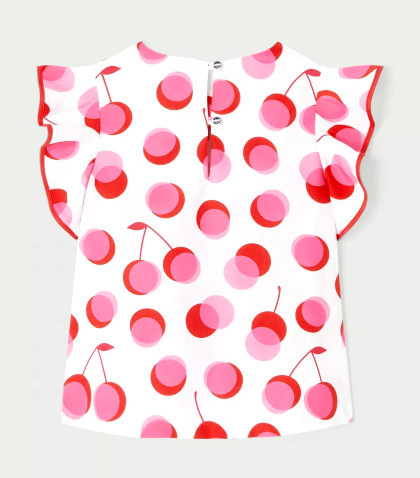 Dahlia Blouse Blanc/Multicolor