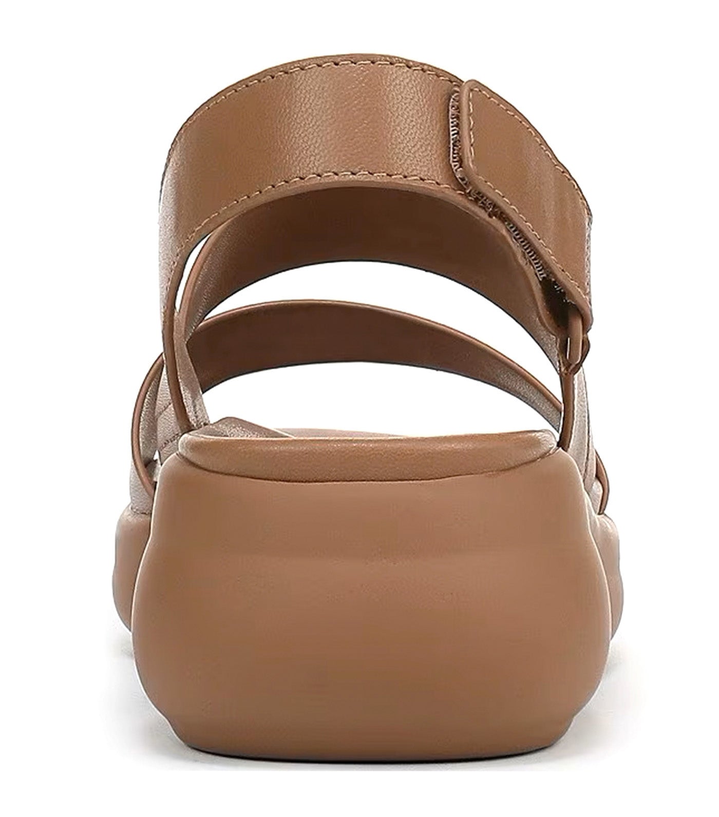Darby Leather Wedge Sandals Cafe