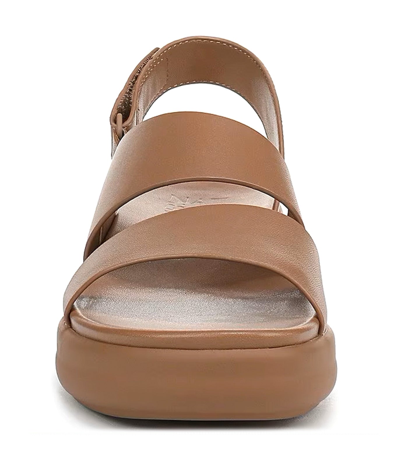 Darby Leather Wedge Sandals Cafe
