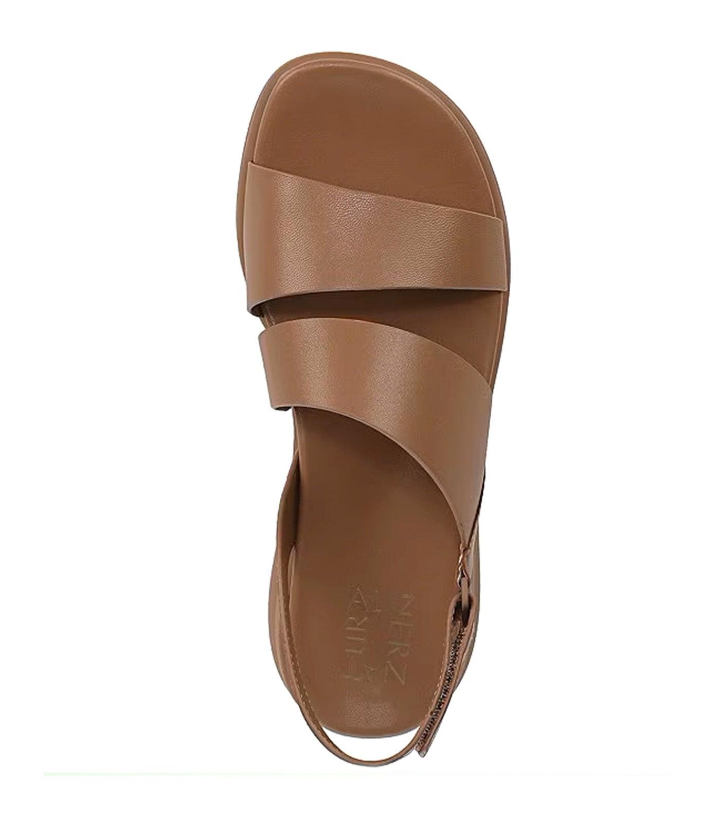 Darby Leather Wedge Sandals Cafe