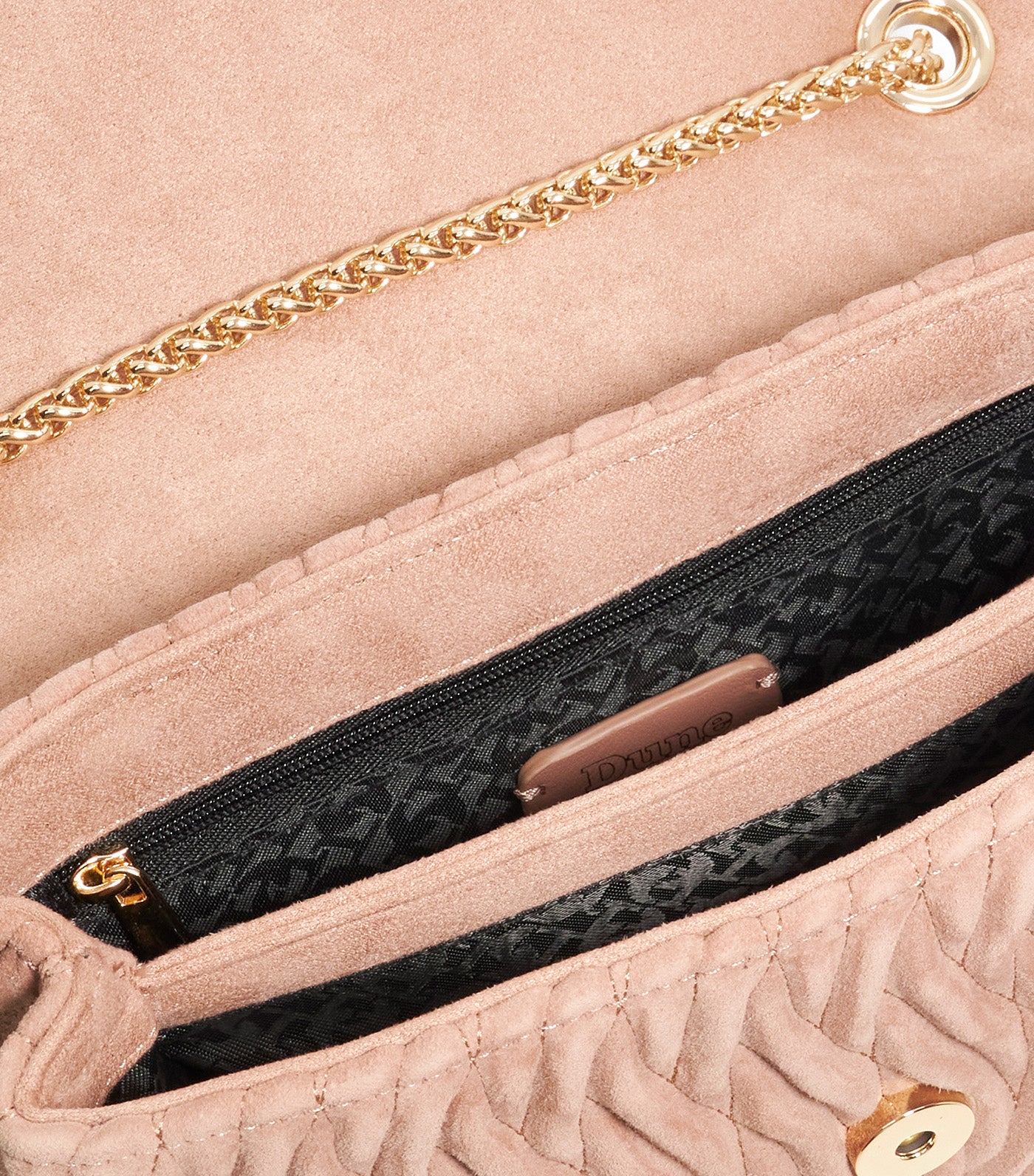Darling Bug Quilted Shoulder Bag Mink