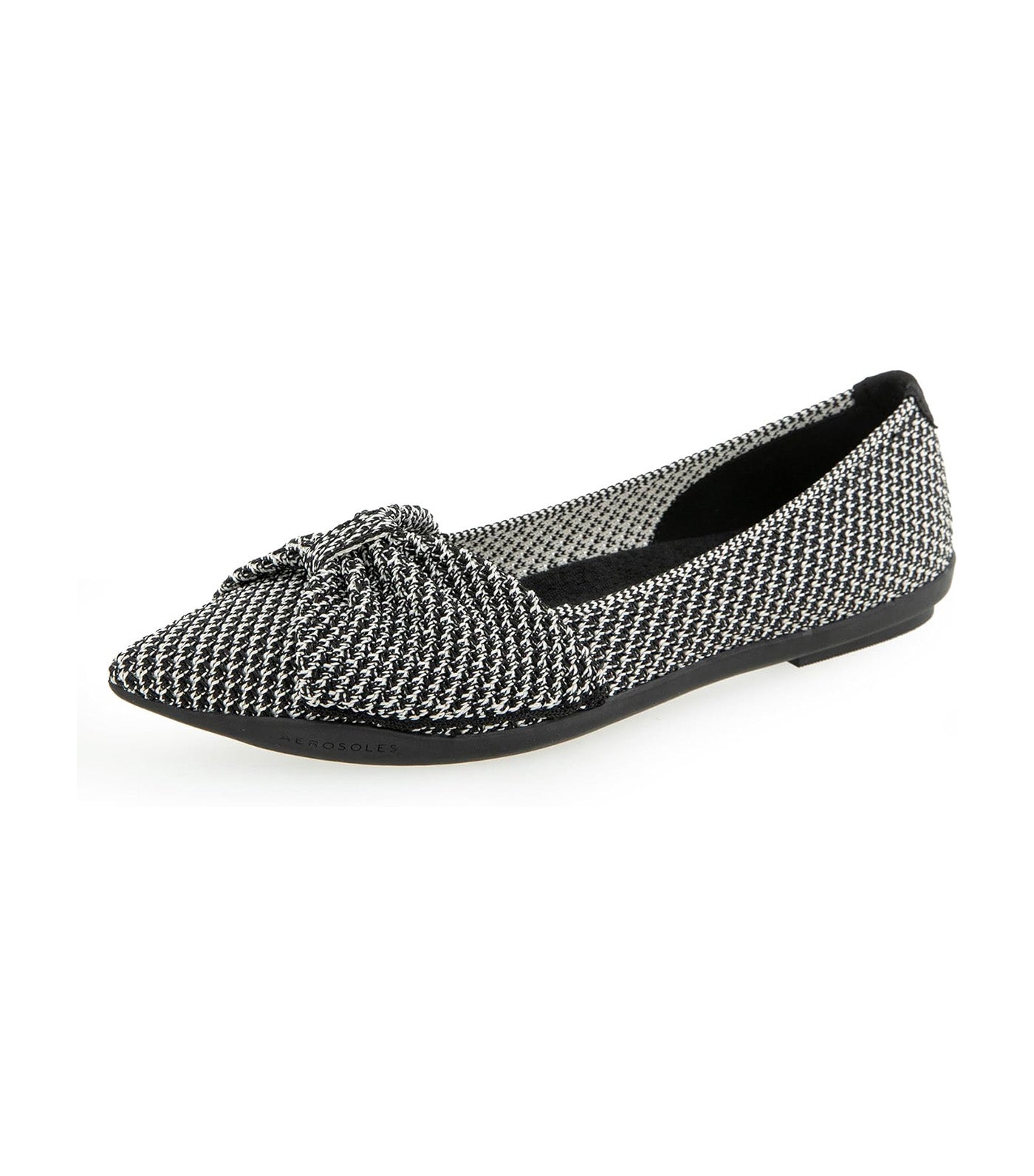 Davita Dress Flats Black/Eggnog