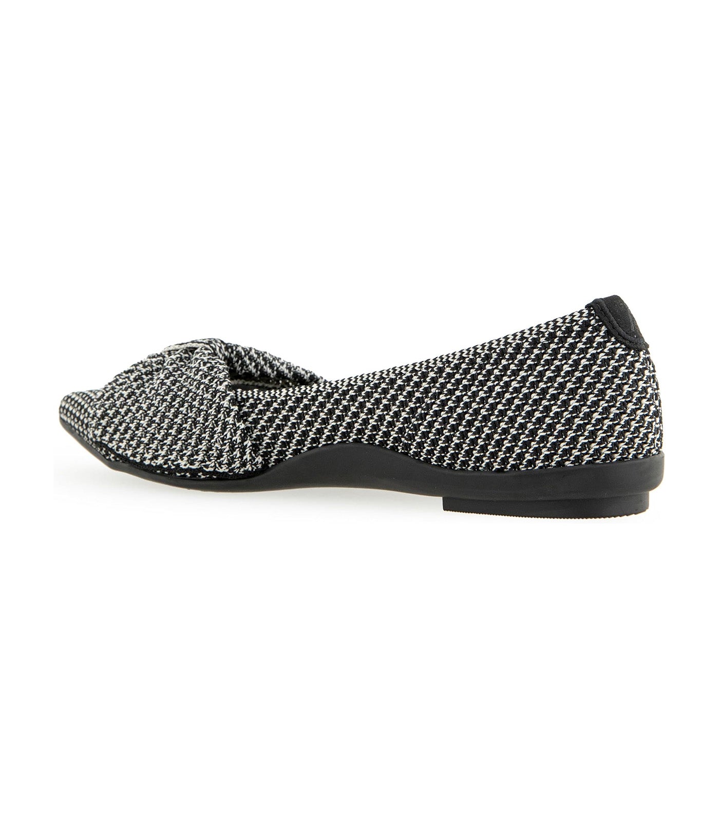 Davita Dress Flats Black/Eggnog