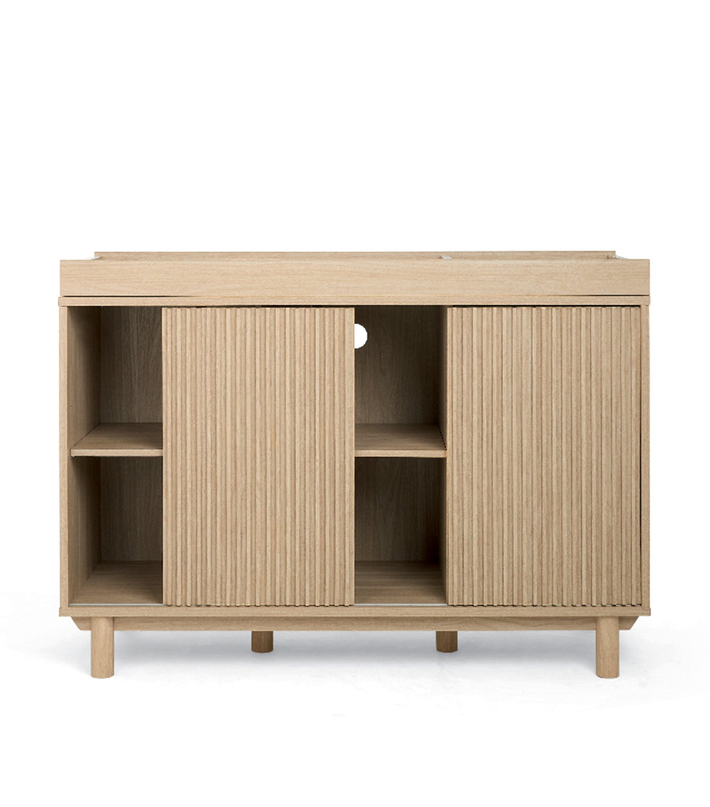 Oska Wide Dresser Changer Natural Oak