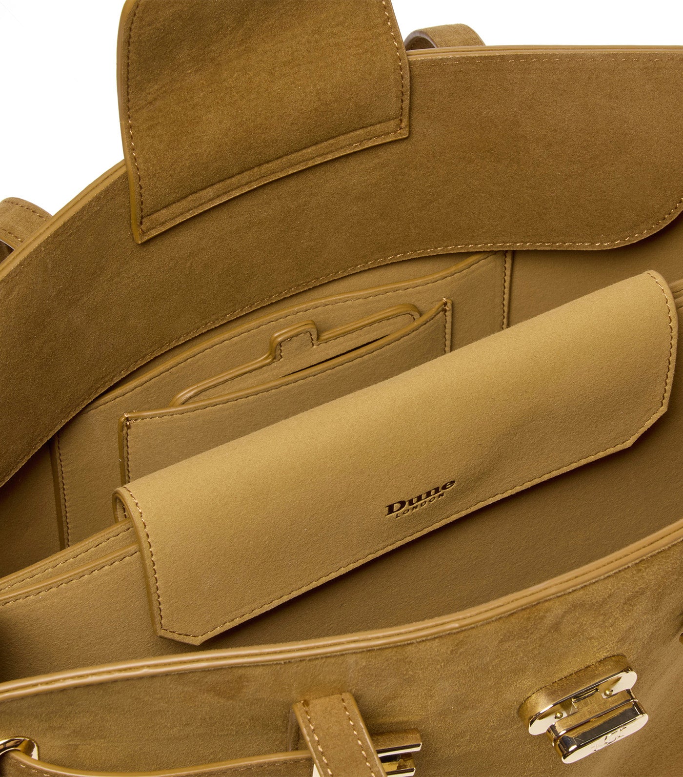 Define Large Belted Tote Tan