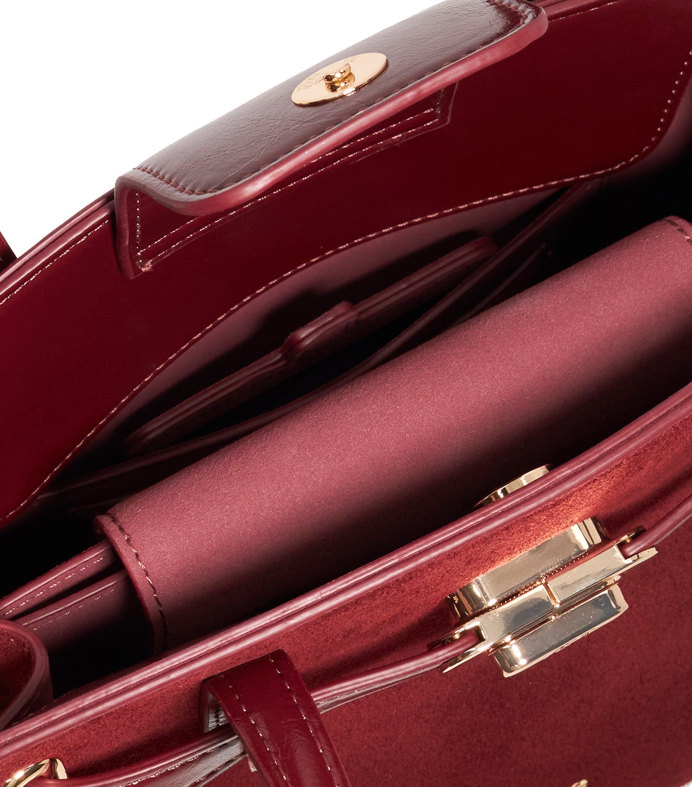 Dinidefine Medium Tote Burgundy