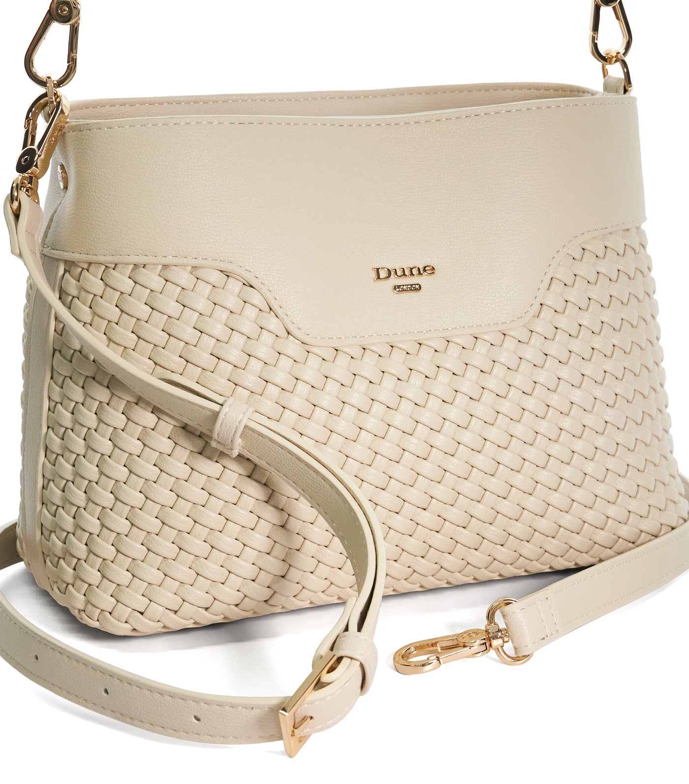 Dinidelphie Medium Woven Grab Bag Ecru