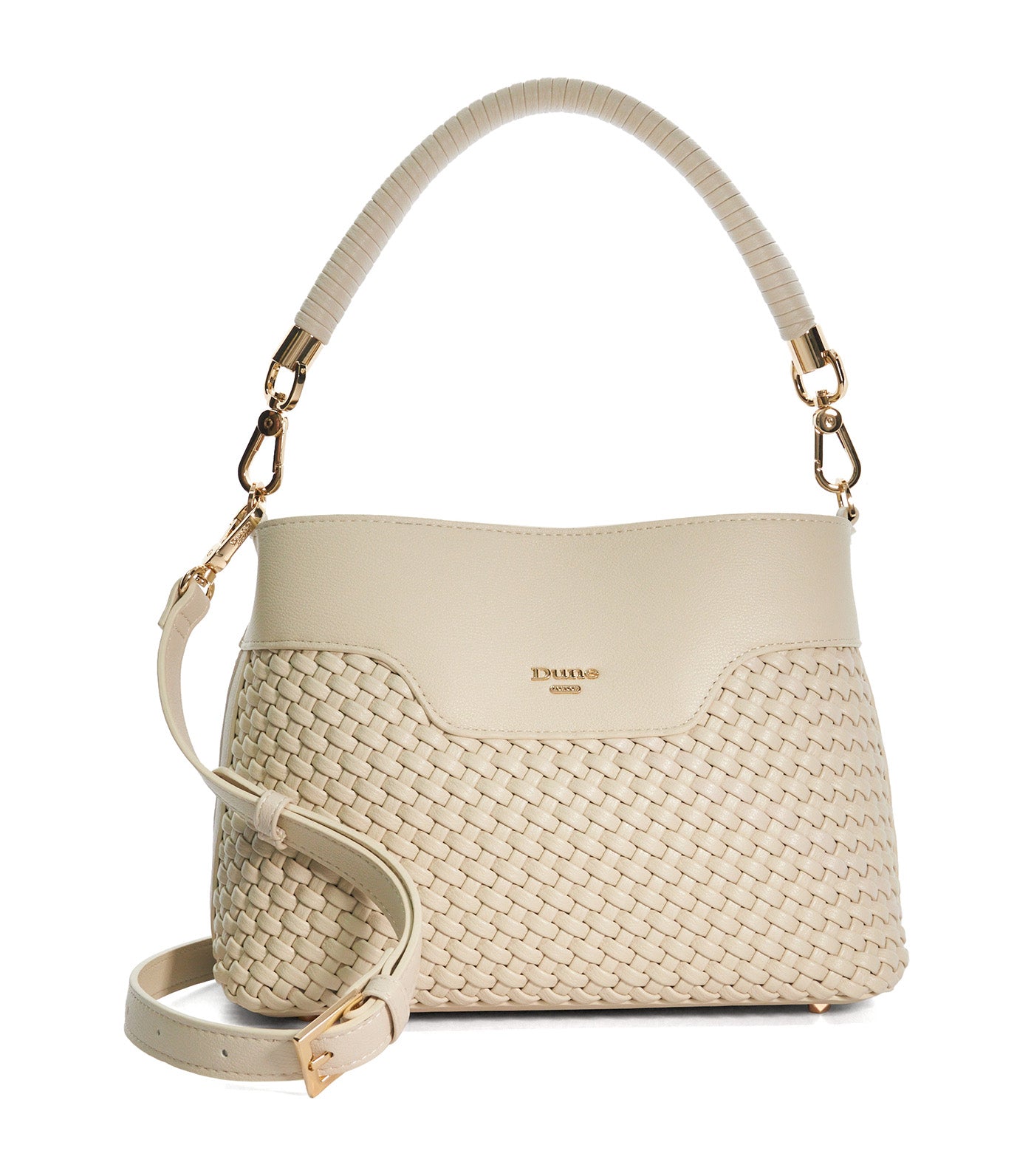 Dinidelphie Medium Woven Grab Bag Ecru