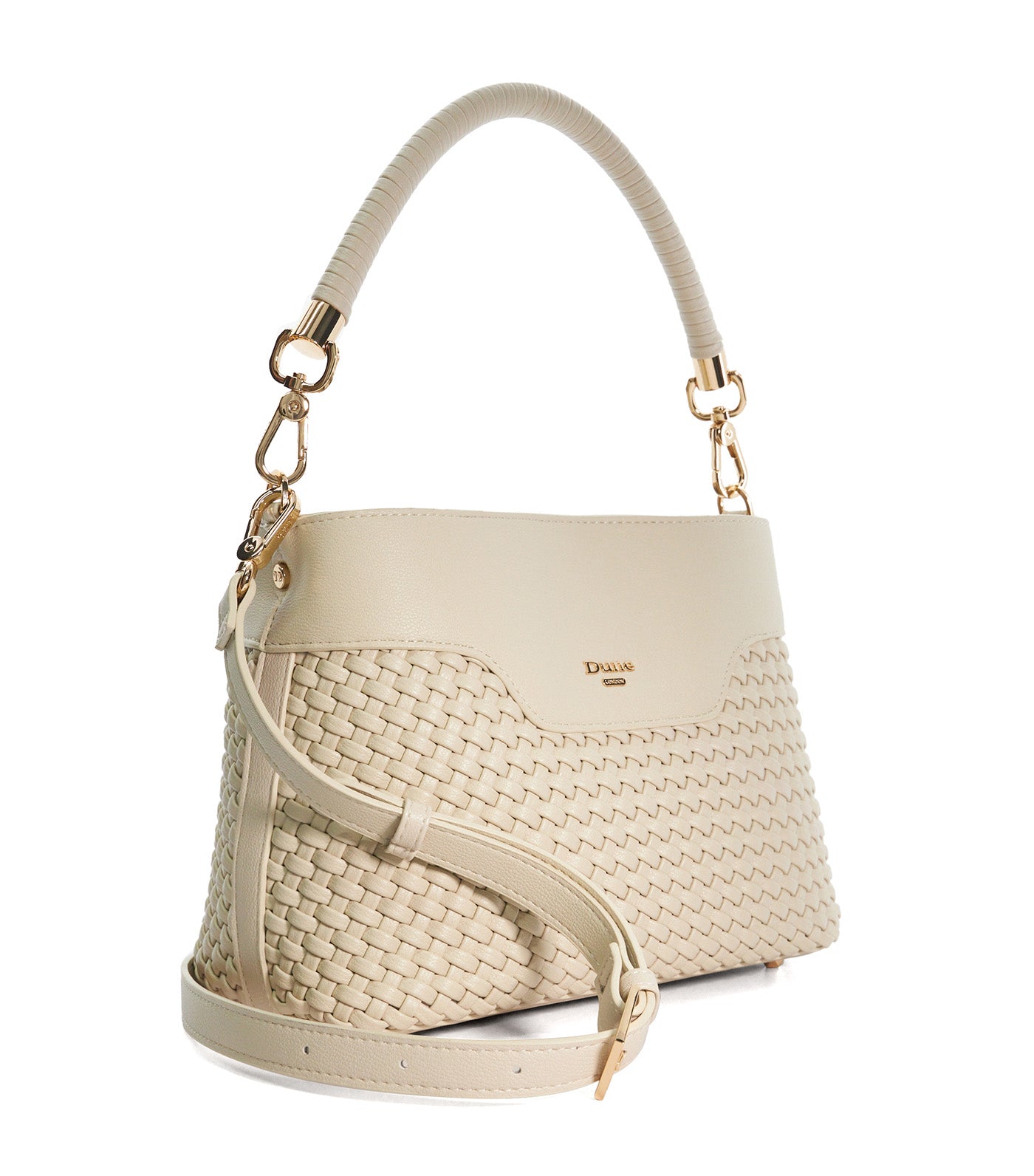 Dinidelphie Medium Woven Grab Bag Ecru