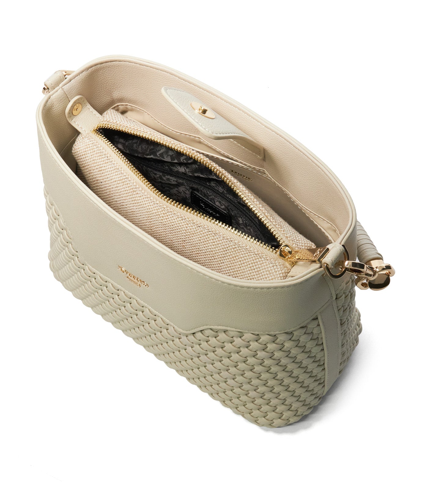 Dinidelphie Medium Woven Grab Bag Ecru