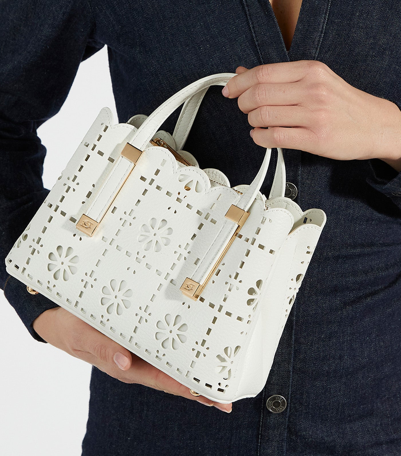 Dinkydorry Mini 3 Part Tote White