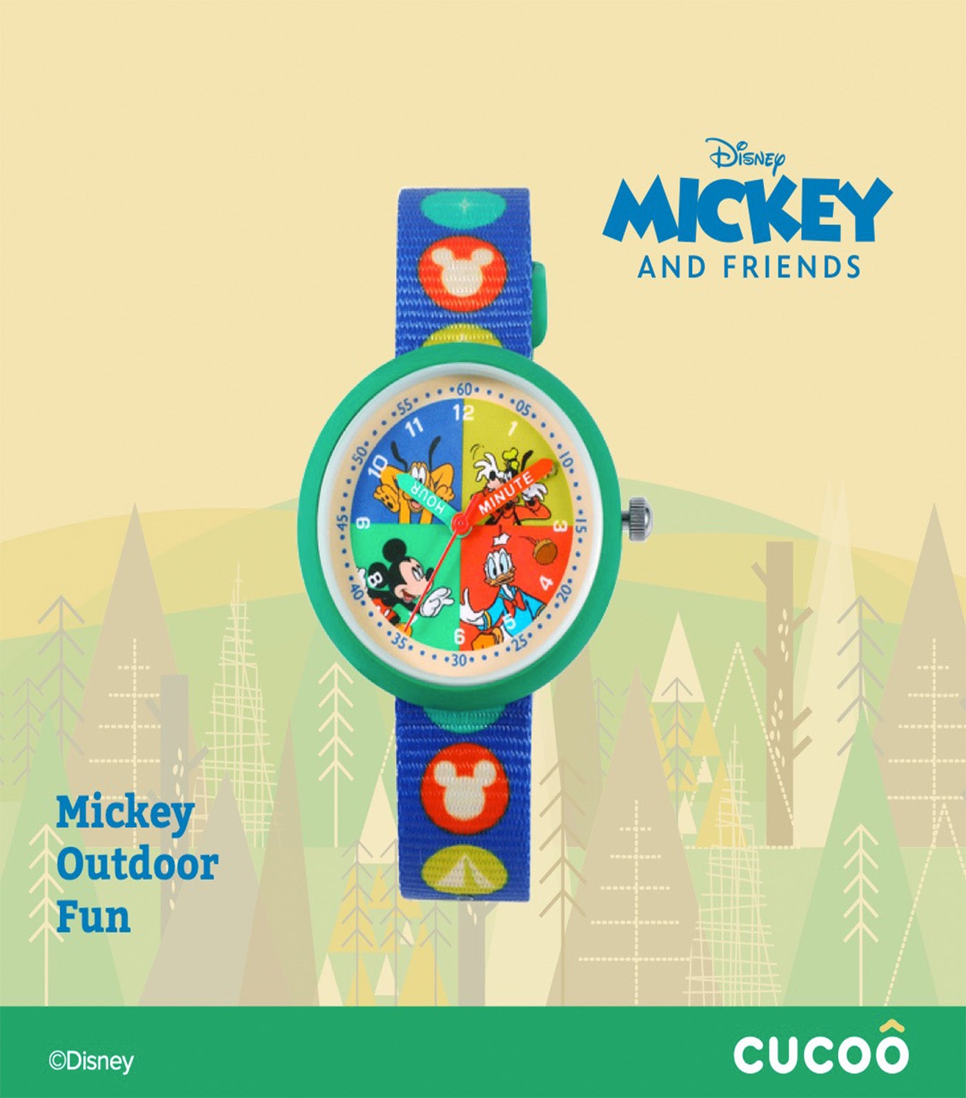 Analog Disney Mickey’s Outdoor Fun Watch