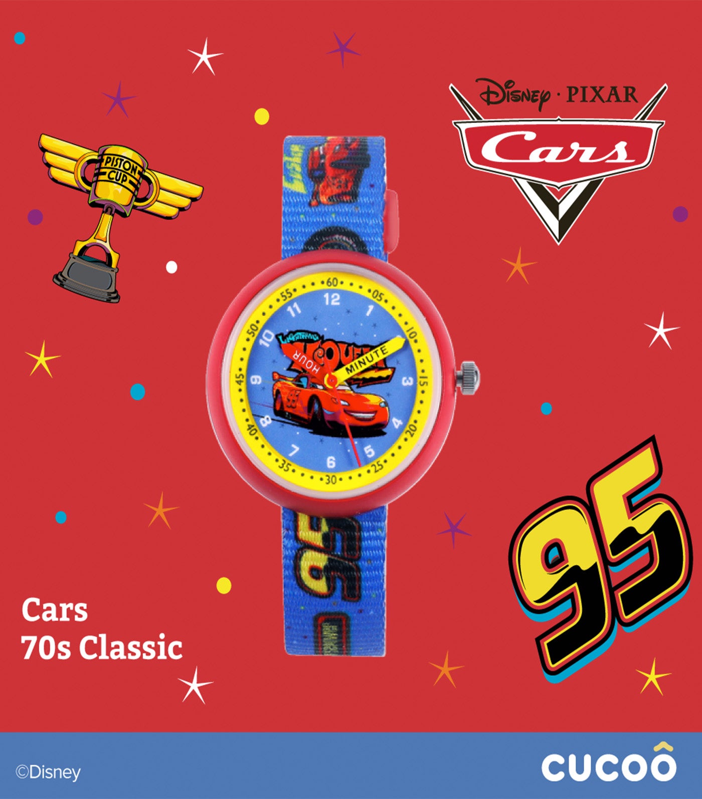 Analog Disney Cars Classic Graphic Watch