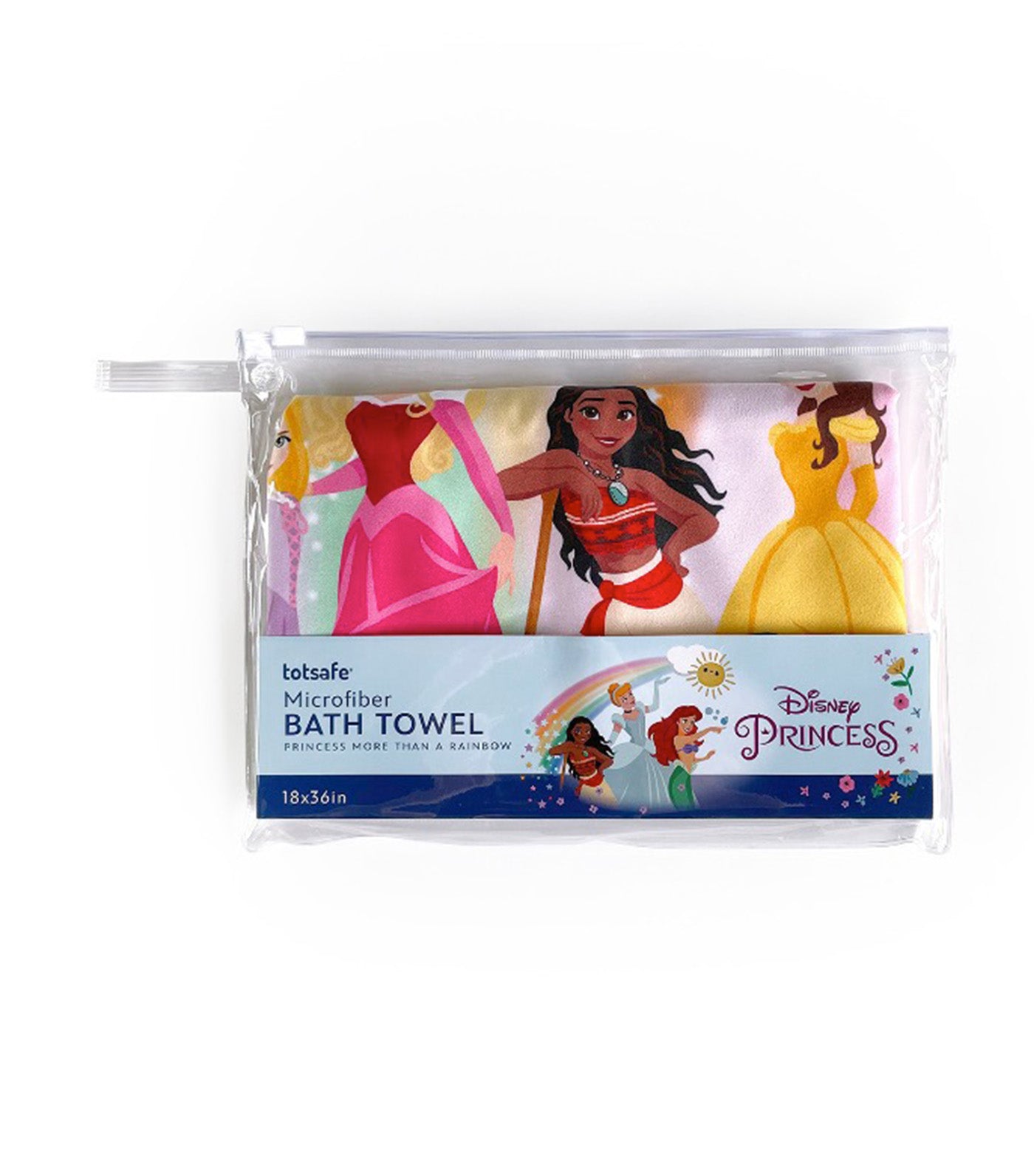 Totsafe Disney Microfiber Bath Towel Large - Princess More Than A Rainbow