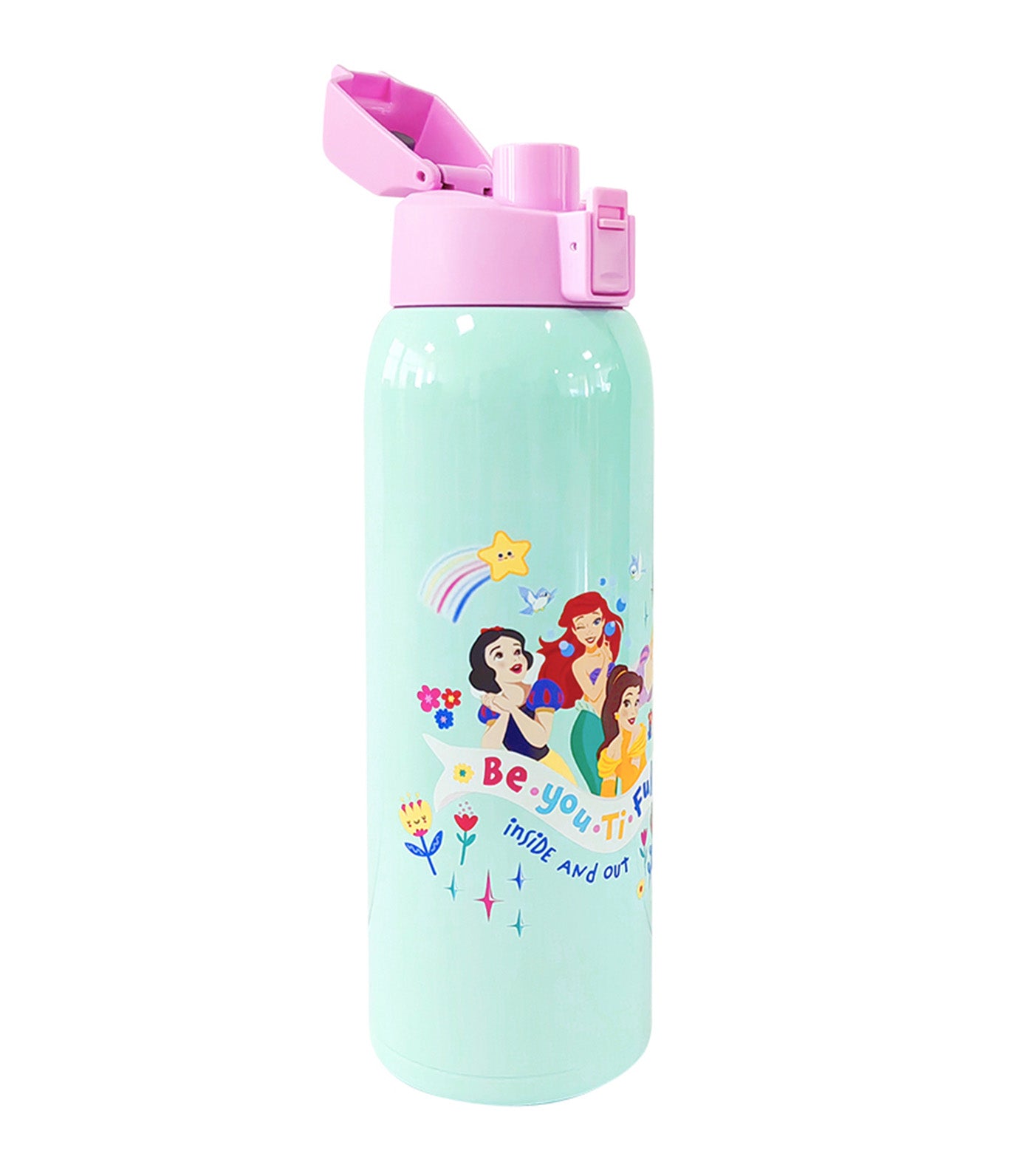 Disney 1L Insulated Tumbler with Carrying Pouch - Disney Princess More Than A Rainbow