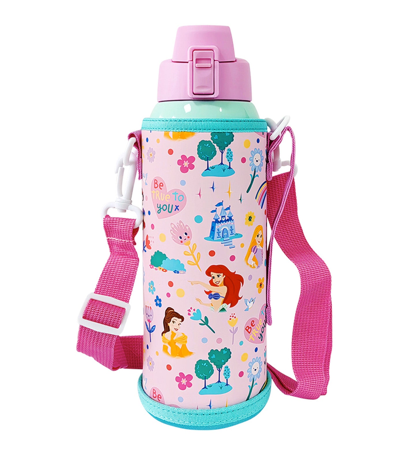 Disney 1L Insulated Tumbler with Carrying Pouch - Disney Princess More Than A Rainbow