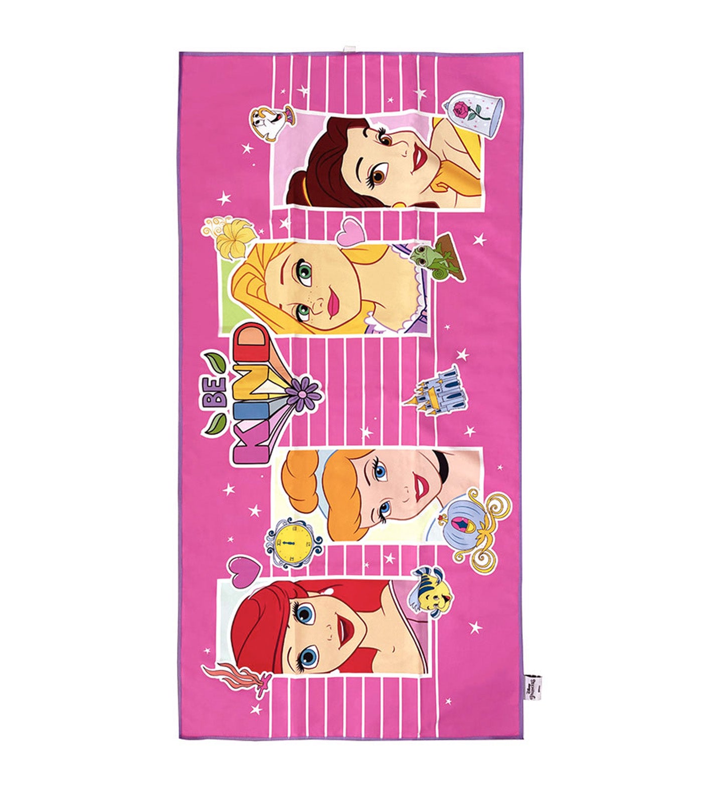 Totsafe Disney Microfiber Bath Towel Large - Princess Sticker Collage