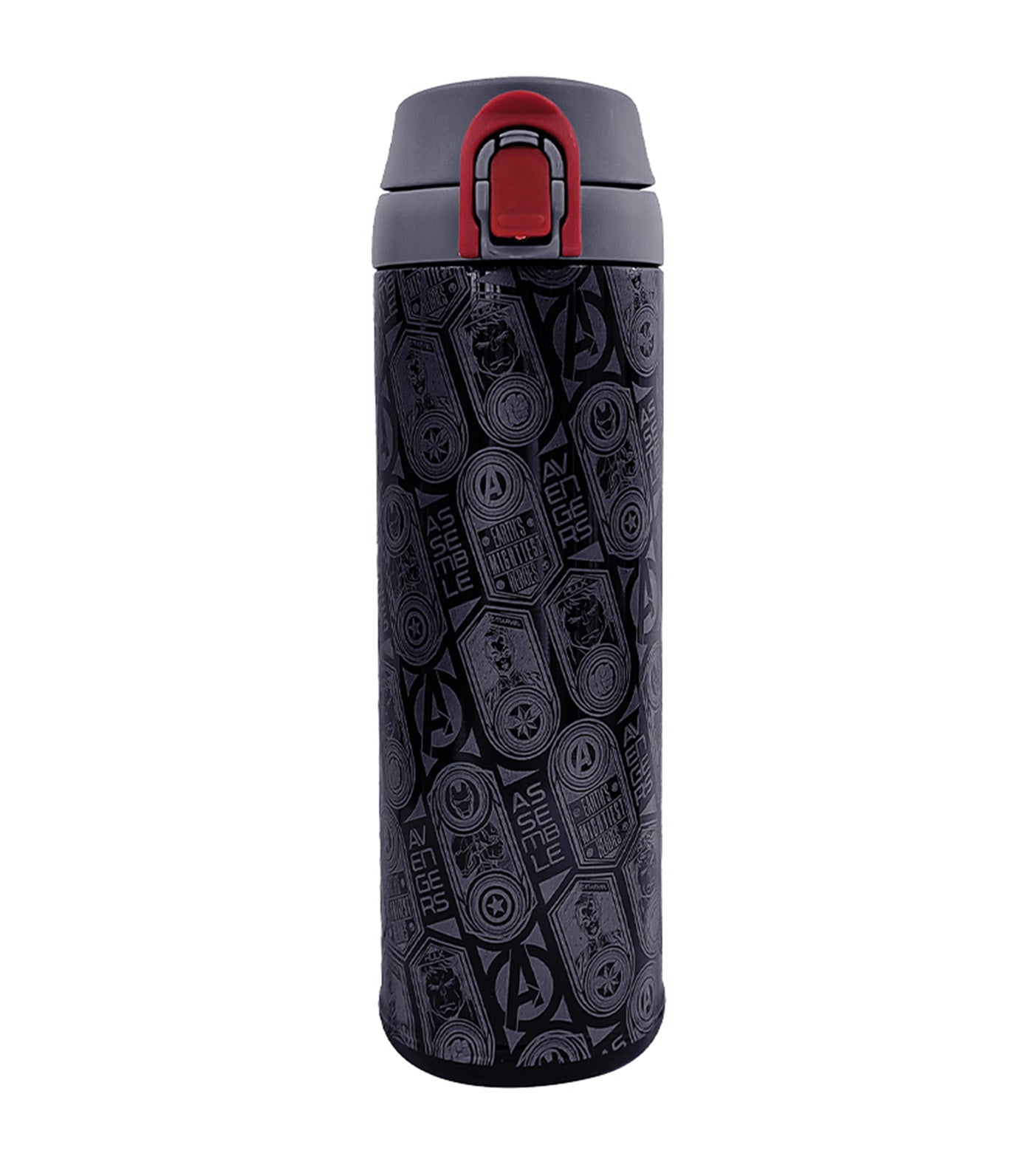 Disney and Marvel 480ml Flip Top Insulated Water Bottle - Avengers Icons DN0209