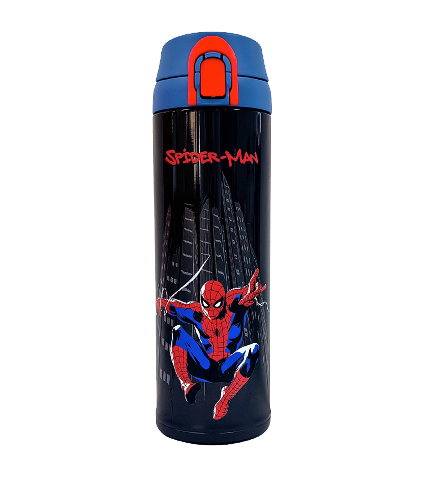 Disney Marvel 480ml Flip Top Insulated Water Bottle - Spider-Man Hometown Hero DN0212