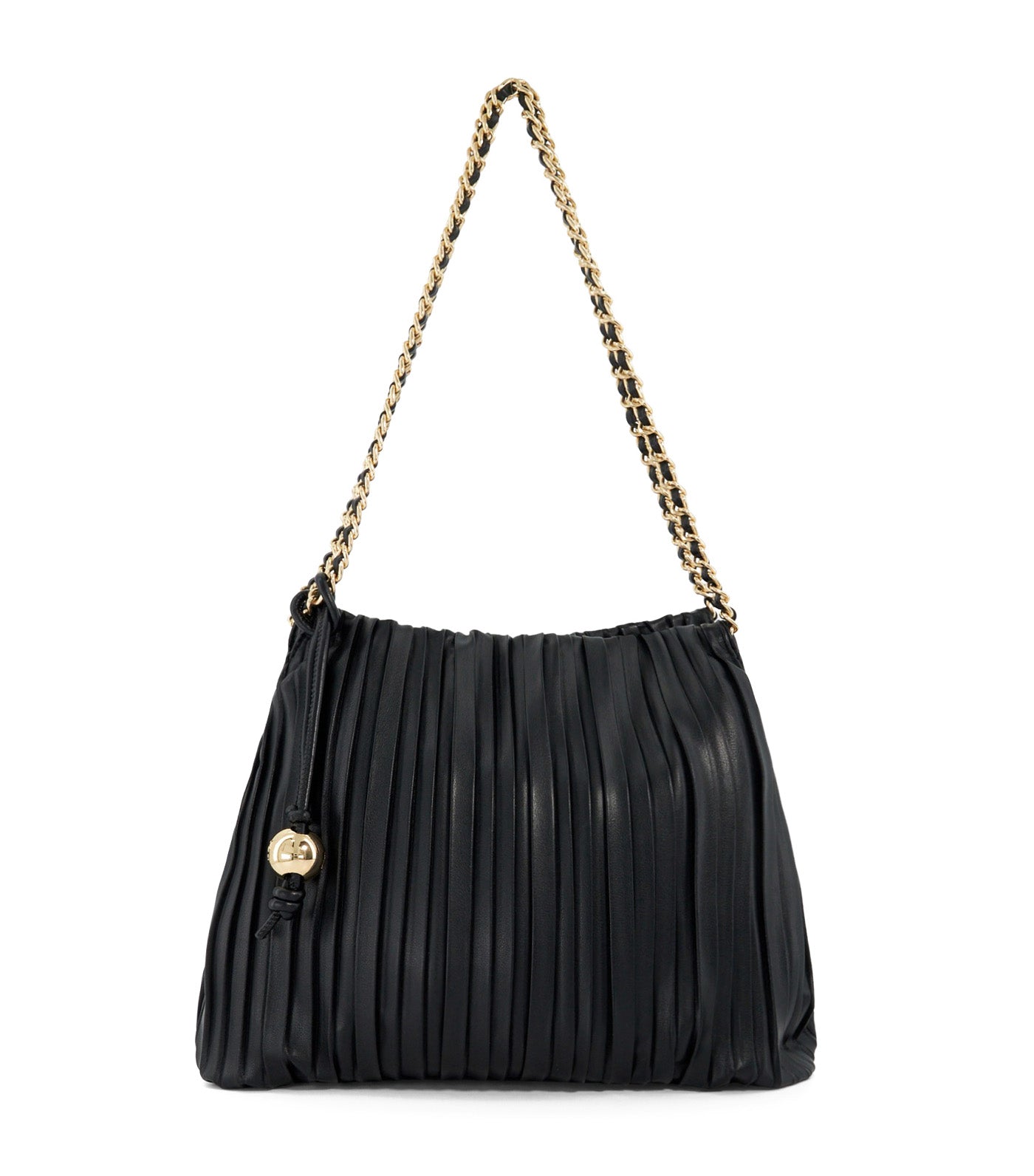 Dominic Large Pleated Slouch Black