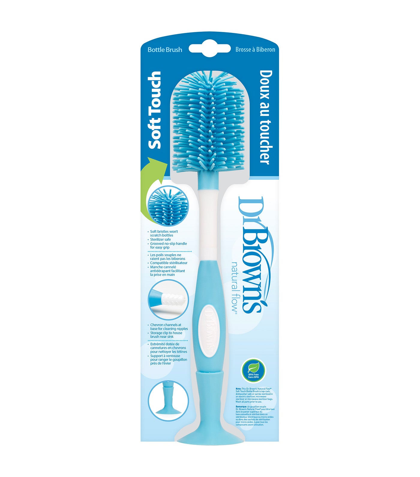 Bottle Brush Soft Touch (Non-Metal, No Sponge)