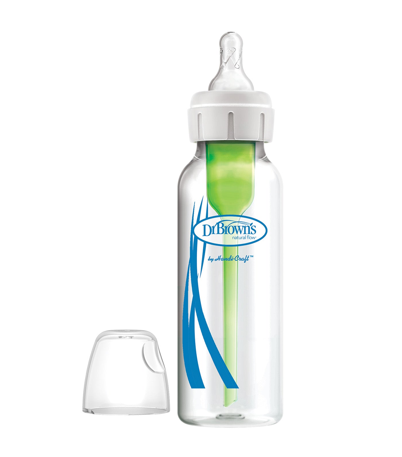Feeding Bottle Glass Options+ Narrow-Neck, 1-Pack 250ml