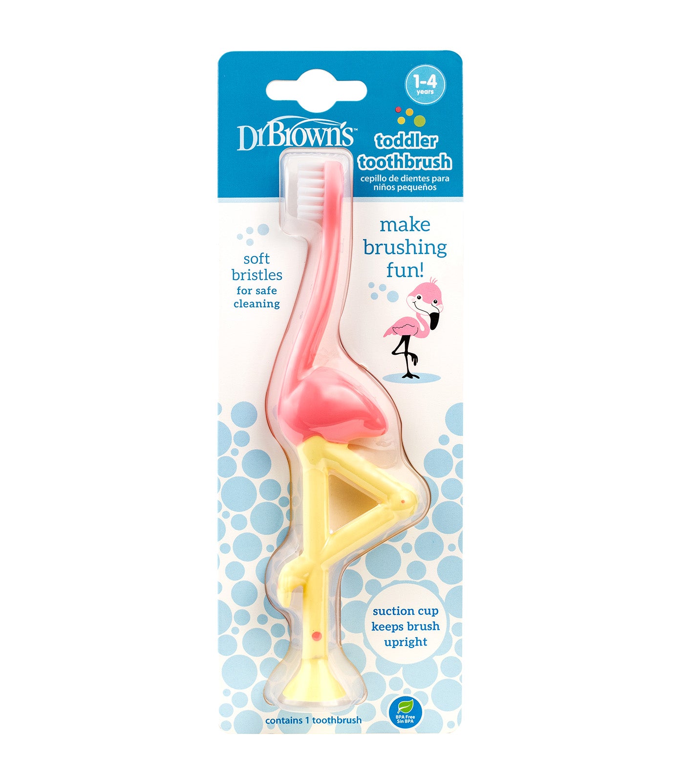 Toddler Toothbrush Flamingo