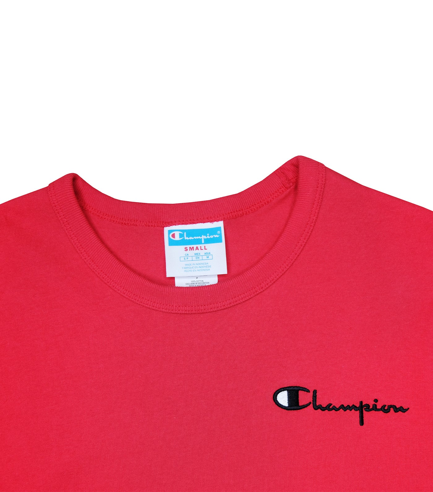 Champion embroidered hotsell script tee