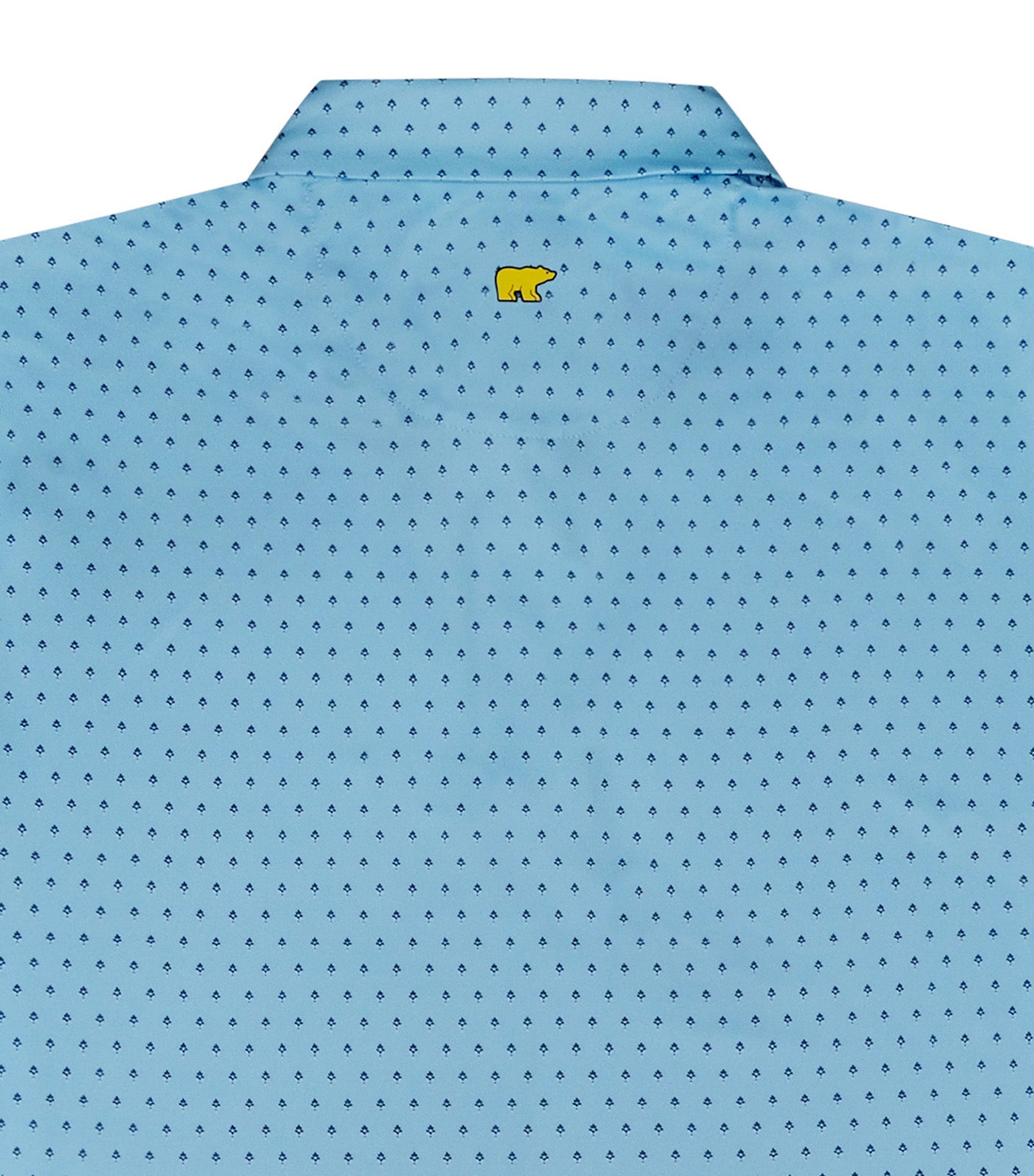 Jack Nicklaus Emblem Print Polo Cool Blue