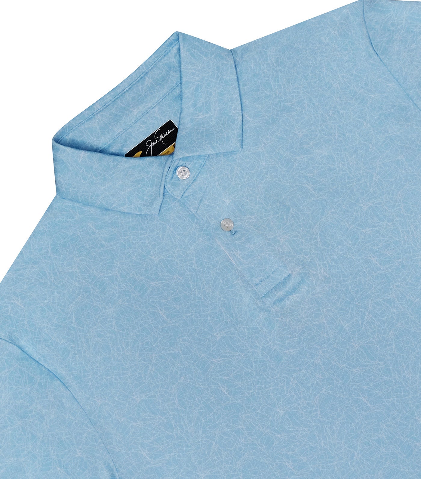 Jack Nicklaus Filament Print Polo Cool Blue
