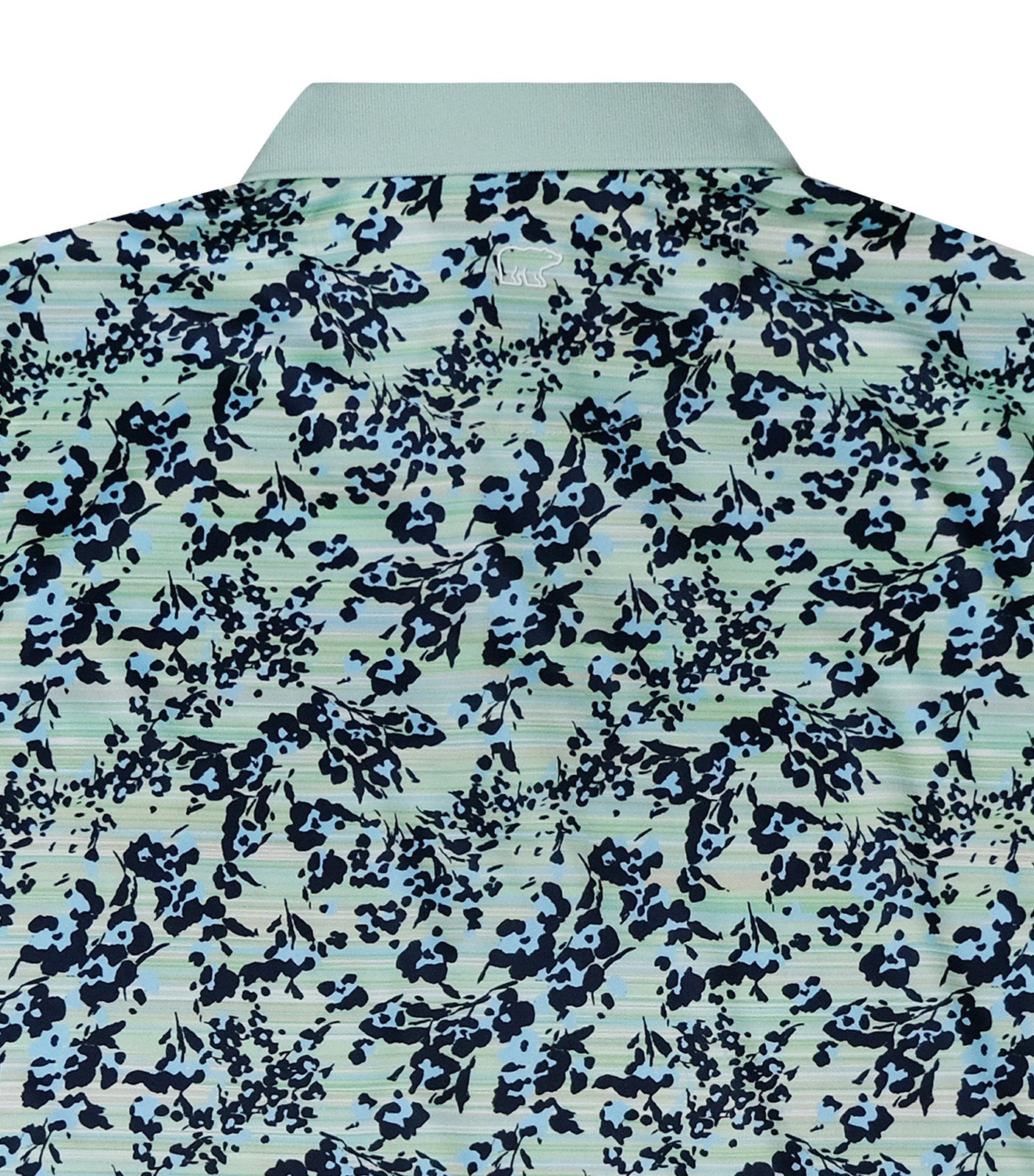 Jack Nicklaus Floral Print Polo Surf Green