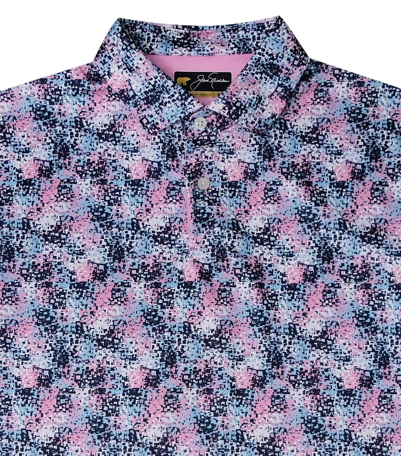 Jack Nicklaus Abstract Print Polo Sunset