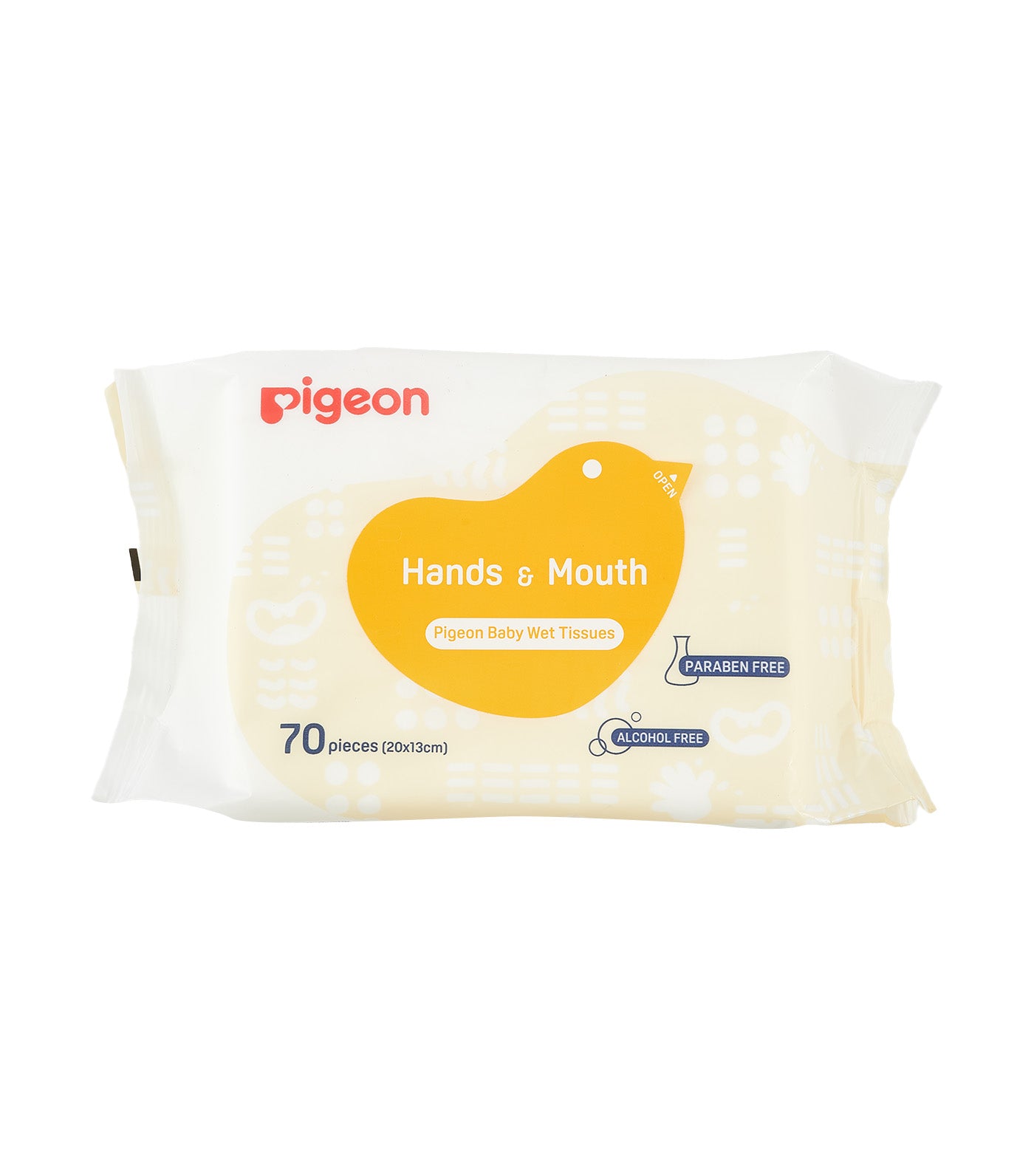 Hand And Mouth Wet Tissue 70 Sheets