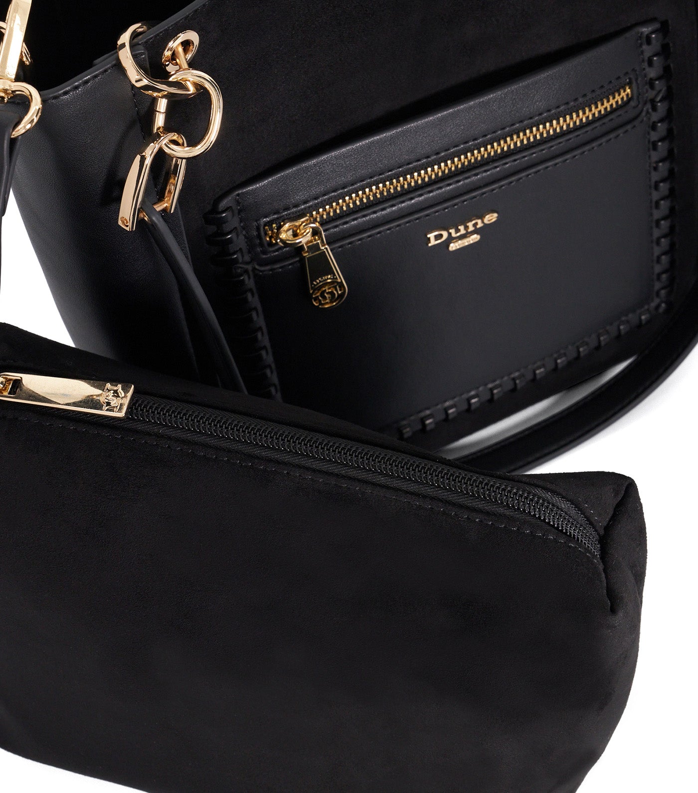 Duckie Medium Bucket Bag Black