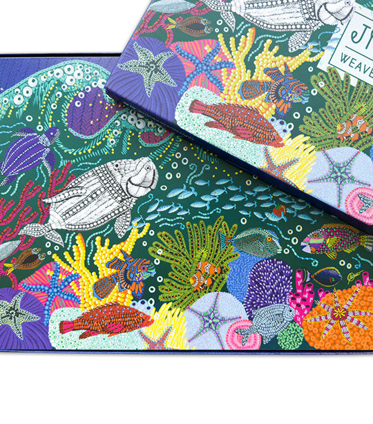 Jim Weaver Designs Dagat Placemats and Coasters