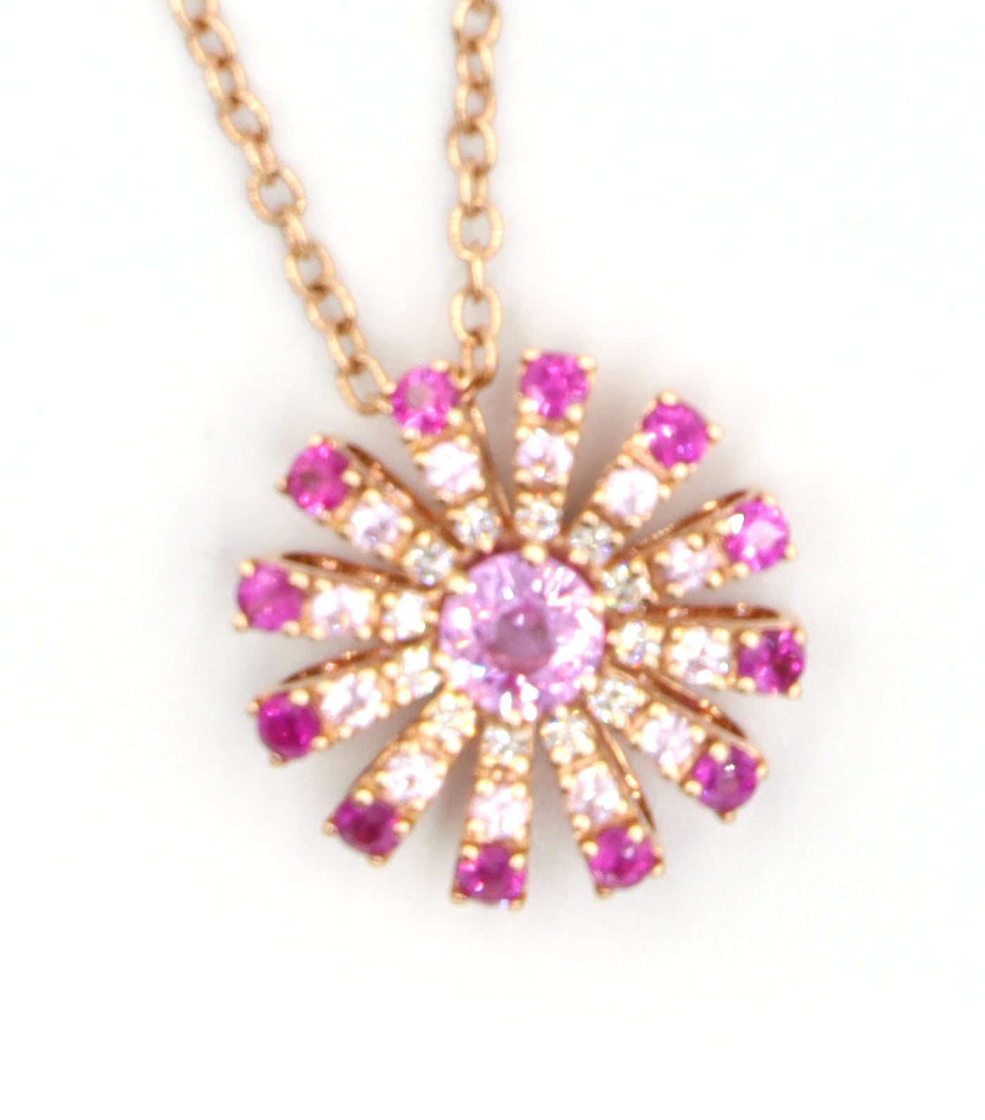 Margherita Rose Gold Necklace with Diamonds