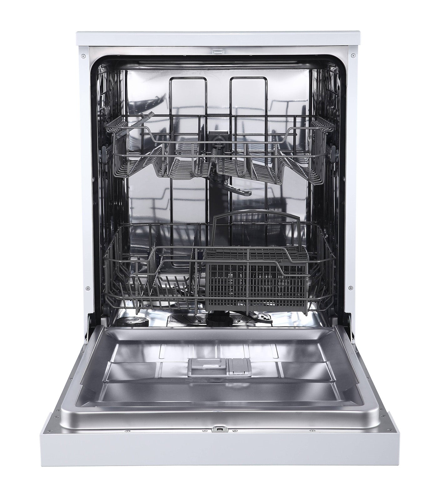 Freestanding Stainless Steel Dishwasher White, 60cm