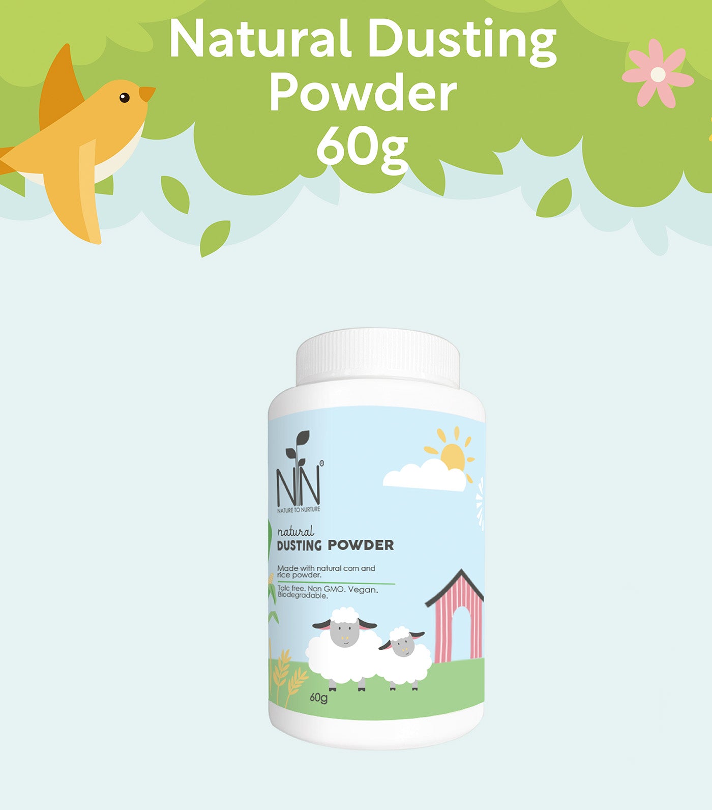 Natural Dusting Powder 60g