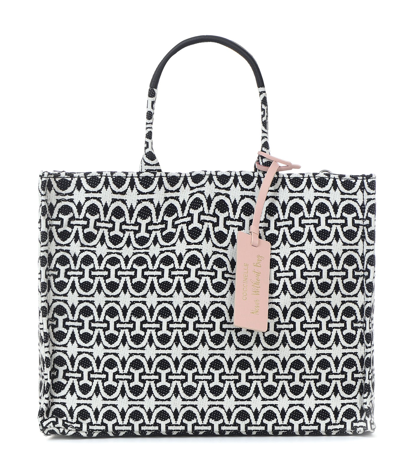 Coccinelle Never Without Tote Bag Medium Multi Noir Noir