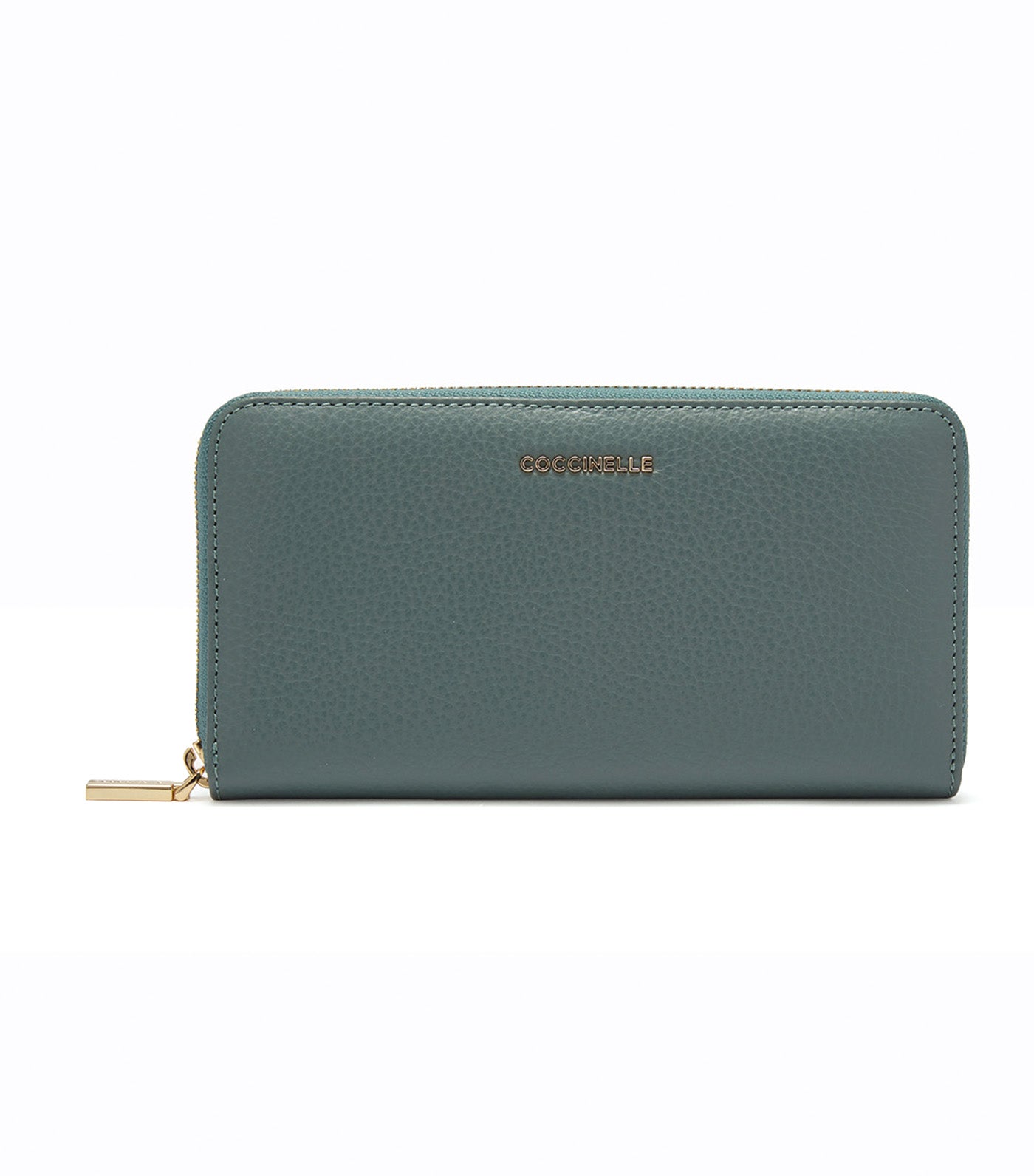 Coccinelle Metallic Soft Wallet Kale Green