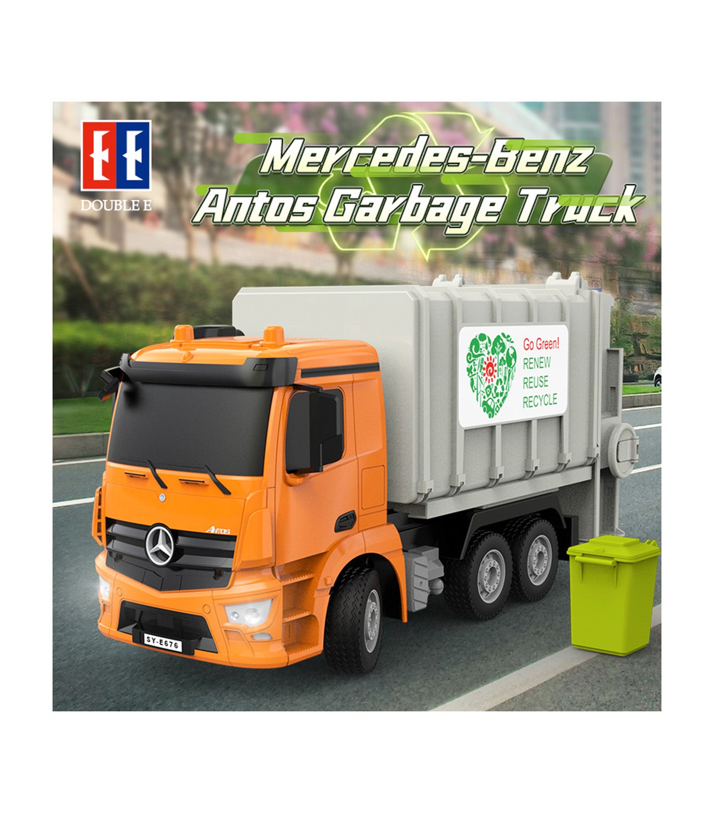 1:26 Benz Antos RC Sanitation Truck