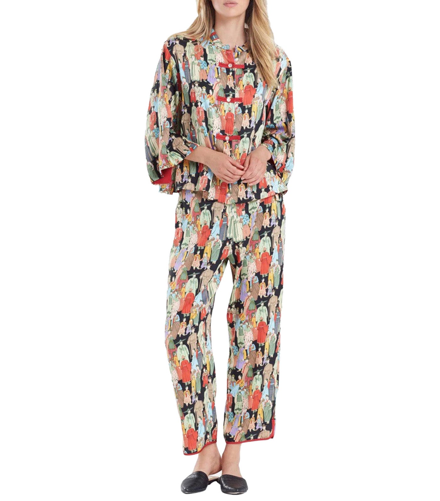 Dynasty Pajama Set Black