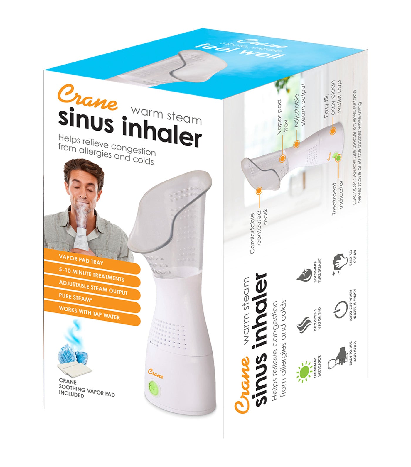 Warm Steam Portable Nebulizer Sinus Inhaler
