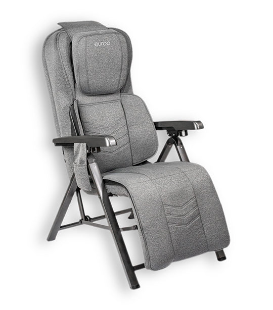 Deluxe Foldable Chair Massager Gray