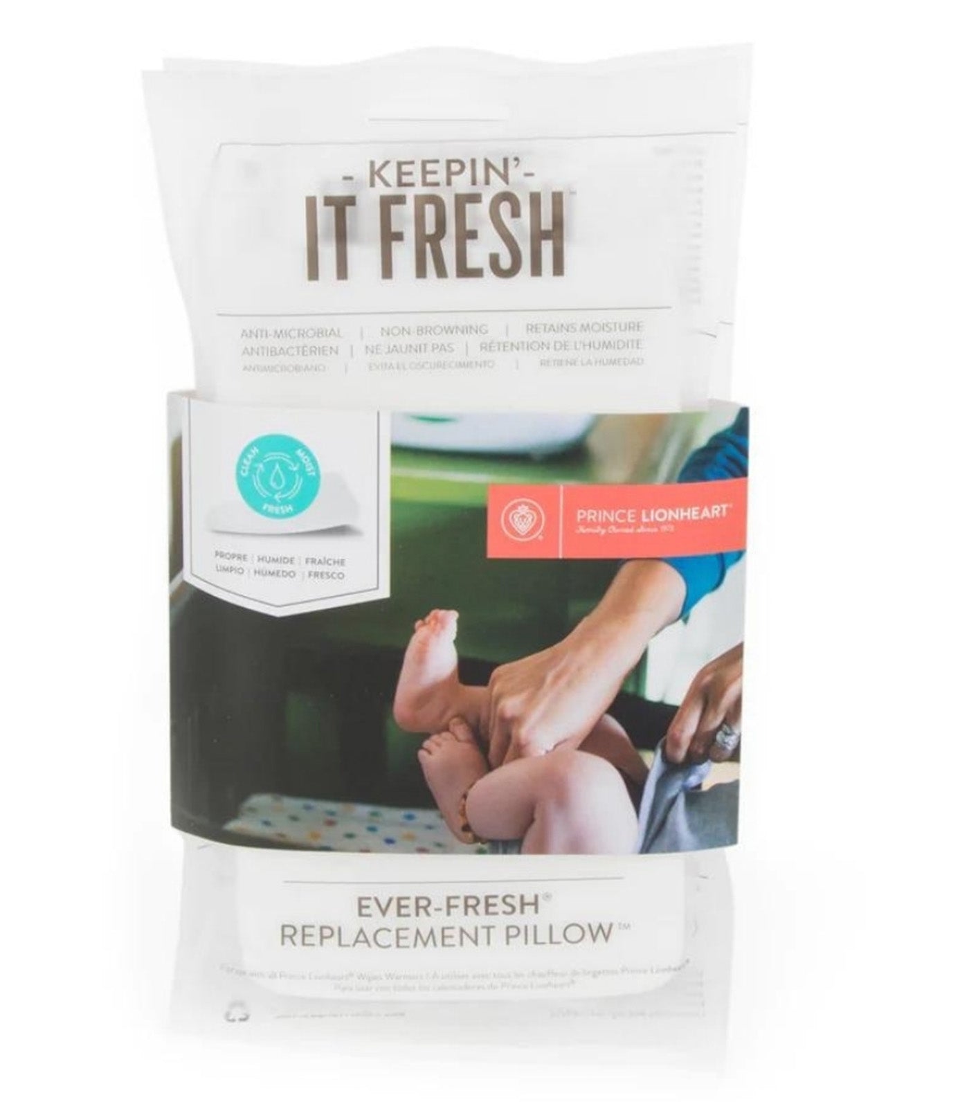 2 Set Wipes Warmer Everfresh Replacement Pillow White