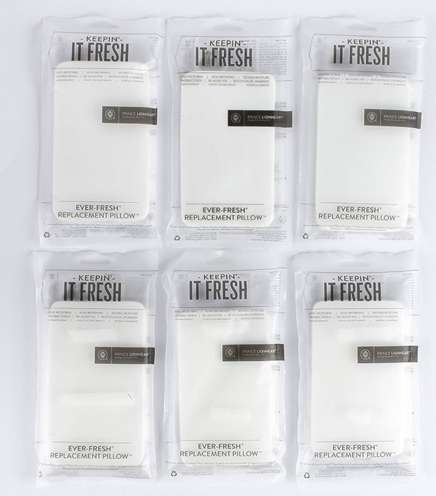 2 Set Wipes Warmer Everfresh Replacement Pillow White